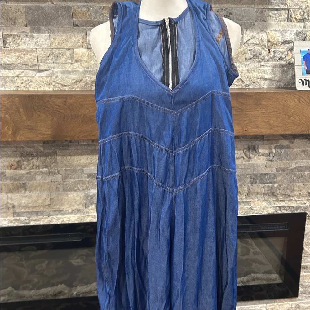 Blue Women's Jumpsuit size large - Picture 5 of 8